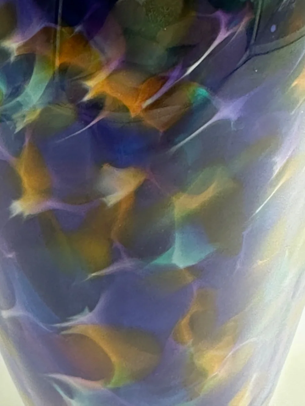 Fire Island Studio Art Glass Vase Matthew LaBarbera Teresa Ueltschey 2000 Signed